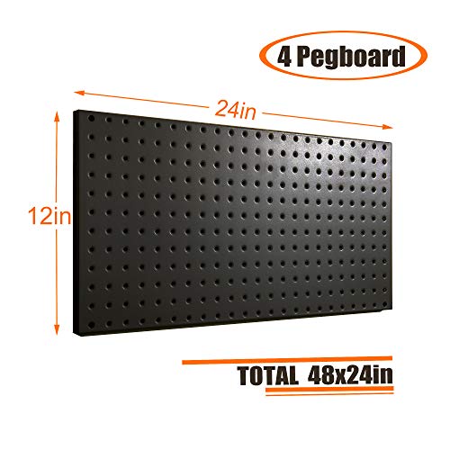Wallmaster Garage Pegboard Storage Organizer - 48pcs - Image 4