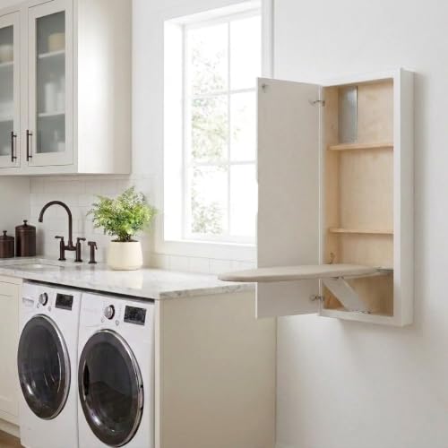Household Essentials in‑Wall Recessed Ironing Board - Image 3