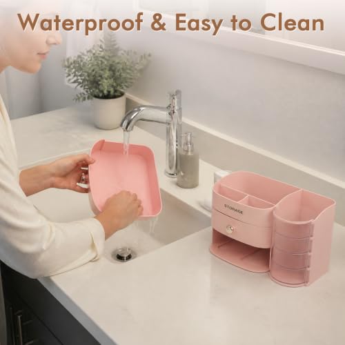 XIAPIA Makeup Organizer Countertop, Make Up Organizer for Vanity - Image 7