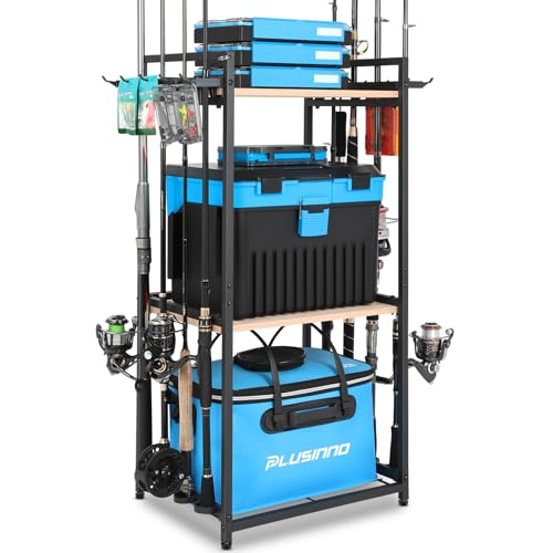 PLUSINNO 3 Tier Fishing Rod Holder, Fishing Pole Holders - Image 2