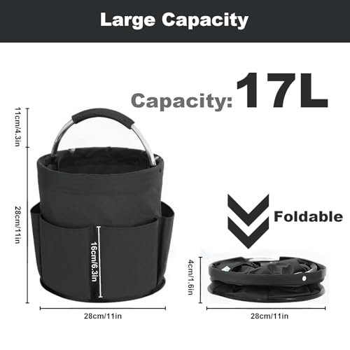 Cleaning Caddy with Handle, Cleaning Supplies Organizer - Image 5