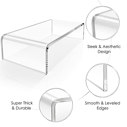 Heavy Duty Clear Acrylic Monitor Stand for Home or O | All Products - Image 4