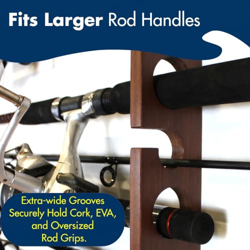 Rush Creek Creations 12-Rod Wall/Ceiling Fishing Rack - Image 7