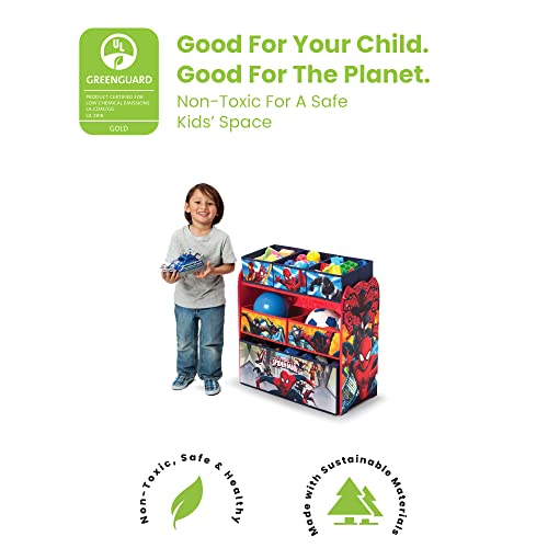Delta Children Multi-Bin Toy Organizer, Marvel Spider Man - Image 4