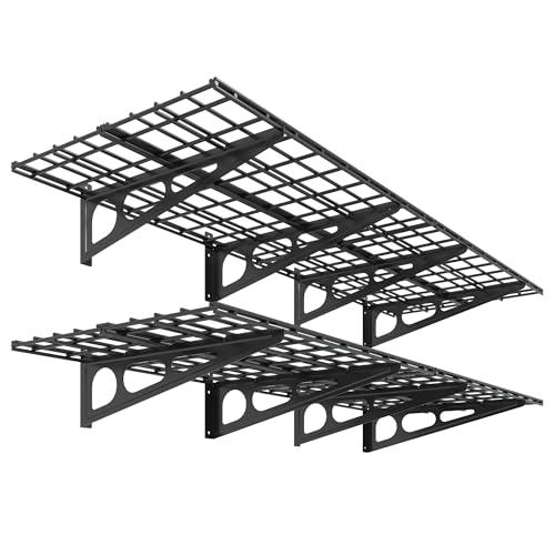FLEXIMOUNTS 2-Pack 2x6ft Garage Shelving 24-inch-by-72-inch Heavy - Image 2