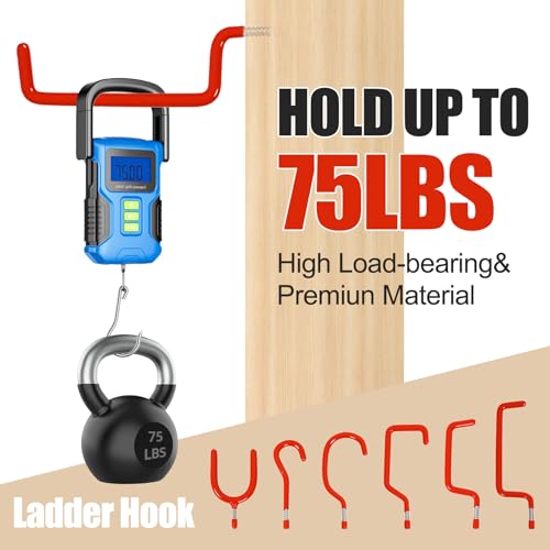 Garage Hooks Heavy Duty, 12-Pack Mixed Utility Garage Hooks - Image 6