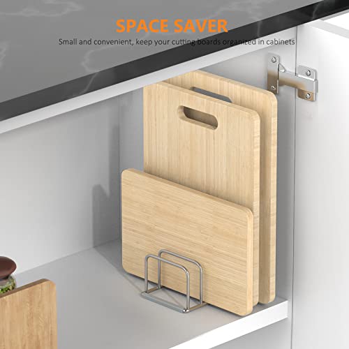 KORRTFID Cutting Board Holder, 2PSC Cutting Board Organizer Rack - Image 7