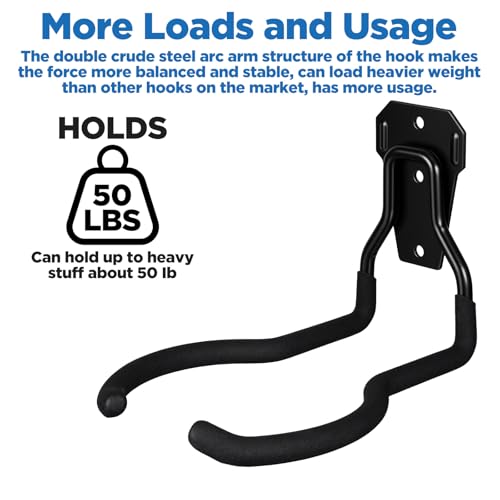 4pcs Weedeater Rack, Tool Hangers for Garage wall Mount - Image 4