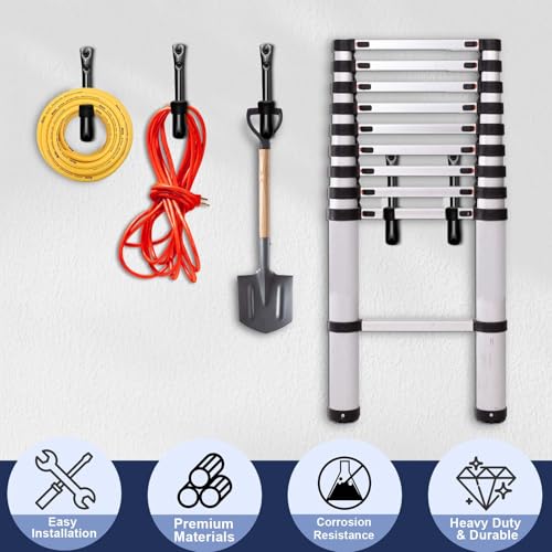 Dreecy J Utility Hooks for Hanging Heavy Duty Garage | Garage Storage - Image 5