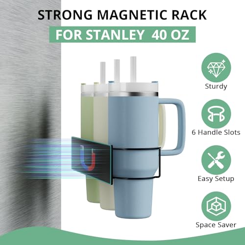 Arctiiro Magnetic Stanley Cup Holder for Refrigerato | Small Space Liv - Image 3