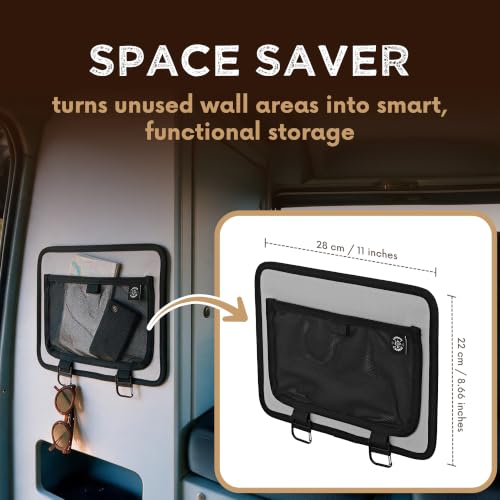 Living in a Bubble Wall Storage Organizer (Grey, Modular Outback) - Image 7