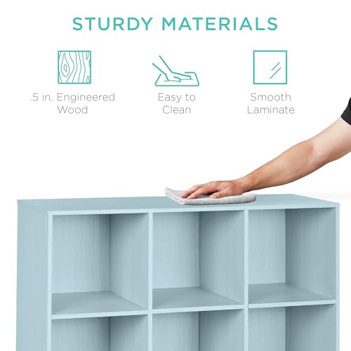 Best Choice Products Kids Bookcase 9-Cube Storage | Home Organization - Image 5