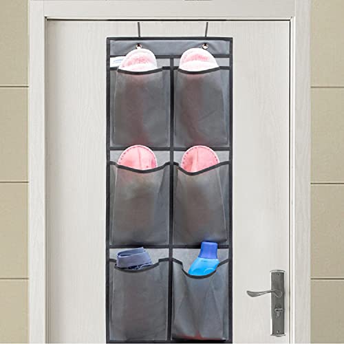 Over The Narrow Door Shoe Organizer Hanging 6 Large Fabric - Image 3