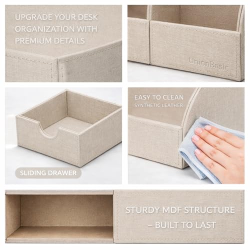 UnionBasic Desk Organizer - Multifunctional Leather | All Products - Image 3