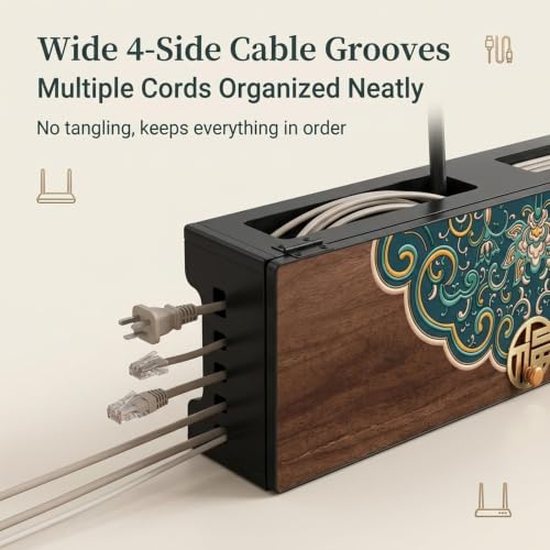 Wall Mounted Router Storage Box,WiFi Router Hidden Storage Box - Image 6