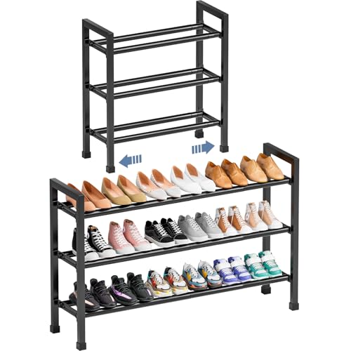 Mavivegue 19“- 43” Adjustable Shoe Rack, 3 Adjustabl | All Products - Image 2