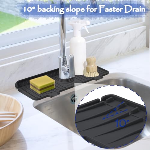 Amerner Kitchen Sink Splash Guard, 10° Large Slope & | All Products - Image 4