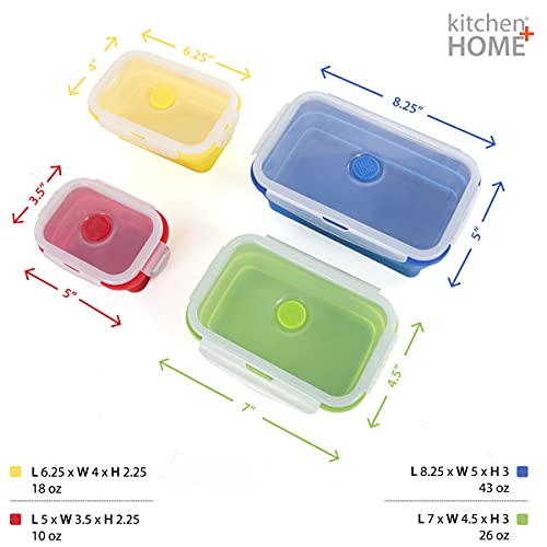 Kitchen Home Thin Bins Collapsible Containers – Set of 4 - Image 7