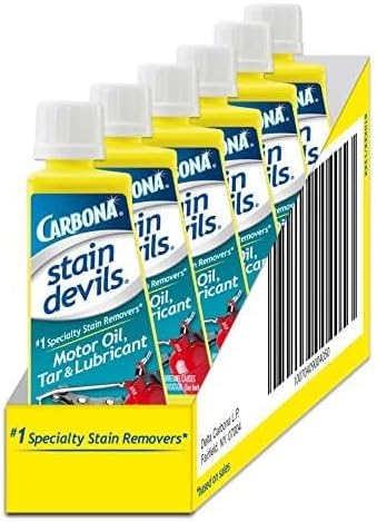 Carbona Stain Devils Spot Remover For Motor Oil, Tar And Lubricants 1.7 Oz 6 pack