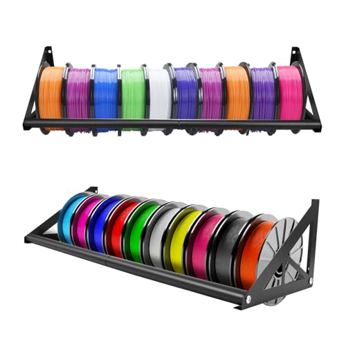 2 Tier Wall Mount Filament Storage Rack Holds 20 Rolls 1KG - Image 2