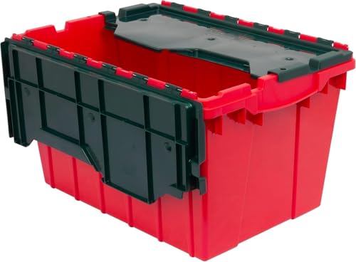 Akro-Mils 66486RDGRN 12-Gallon Plastic Stackable Storage - Image 2