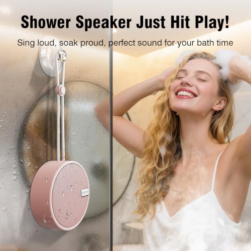 INSMY C12 IP67 Waterproof Shower Bluetooth Speakers Portable - Image 5