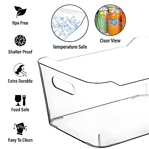 Clear Plastic Storage Bins for Kitchen Organization | All Products - Image 7