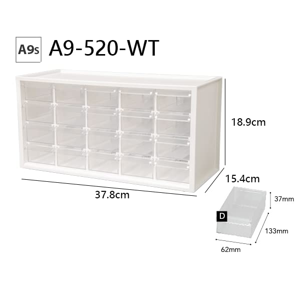 livinbox Desktop Small Parts Organizer w/20 Drawers for Art Craft - Image 4