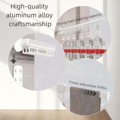 Clothes Drying Rack Wall Mounted,Collapsible & Retractable - Image 6