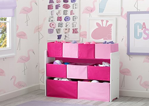 Delta Children Deluxe Multi-Bin Toy Organizer with Storage Bins - Image 3