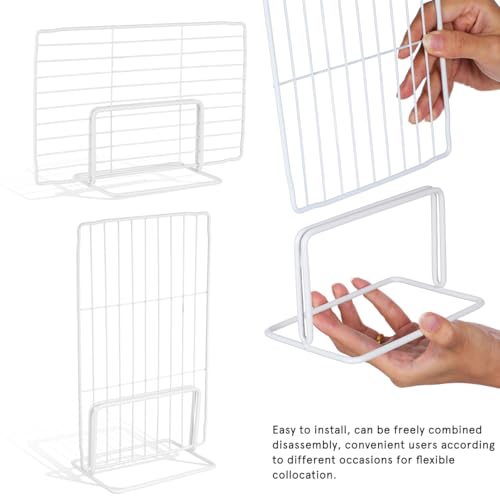 Cabilock 2pcs Freezer Dividers Iron White width 32-34 29cm - Image 6