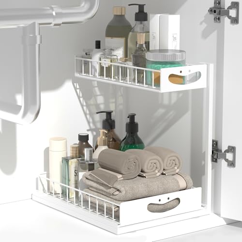 Under Sink Organizer with Pull-Out Drawers,Kitchen Sink Organizer - Image 7