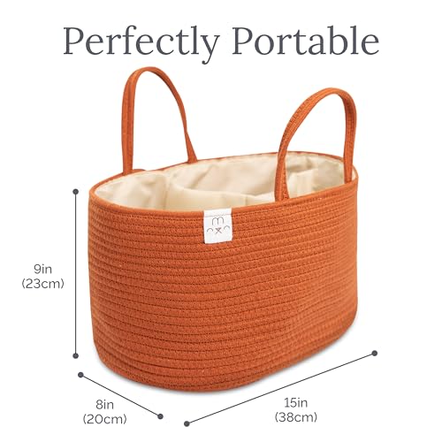 Natemia Diaper Caddy Organizer - Portable Rope Handles & 3 - Image 7