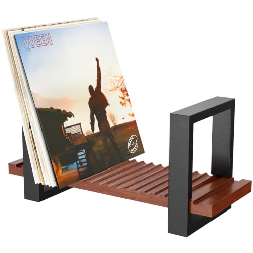 Vinyl Record Storage Holder, Holds Up to 57 LPs - Image 2