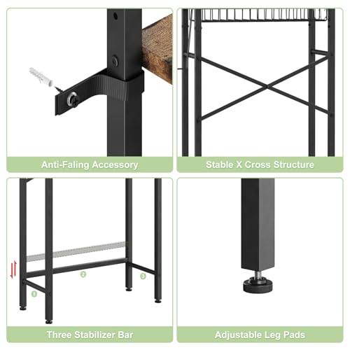 Kalrin Over-The-Toilet Storage Rack, 4-Tier Bathroom Organizer - Image 7