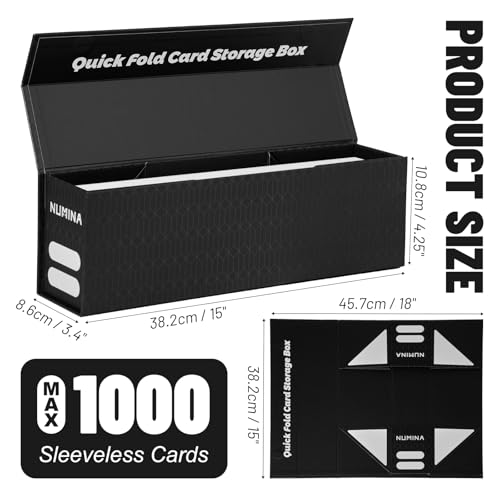 NUMINA 2 Pack Card Storage Boxes with Magnetic Flip-Top - Image 3