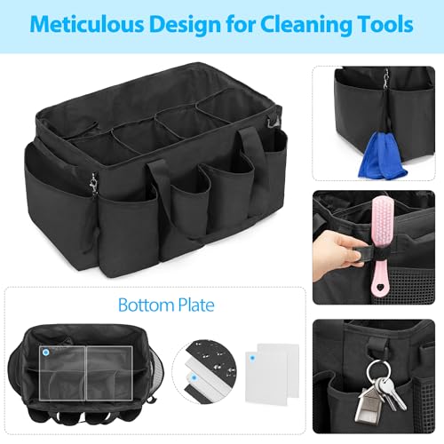 HODRANT Extra-Large Cleaning Caddy with Handles & Multi Pockets - Image 5