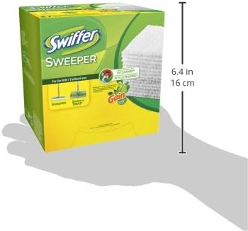 Swiffer Sweeper Dry Sweeping Pad Refills for Floor mop Gain Scent, 37 Count