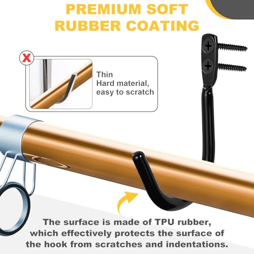 Fishing Rod Holder for Garage, Fishing Rod Holder - Image 5