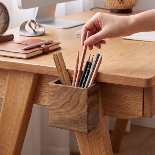 Remote Holder Hole-Free, Self-Adhesive Storage Wooden Box Small - Image 7