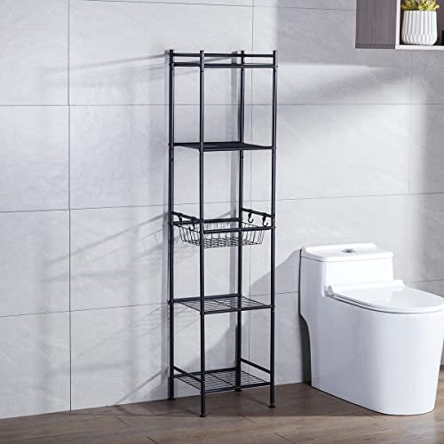 L&H UNICO 5-Tier Freestanding Shelving Units Adjustable Metal - Image 7