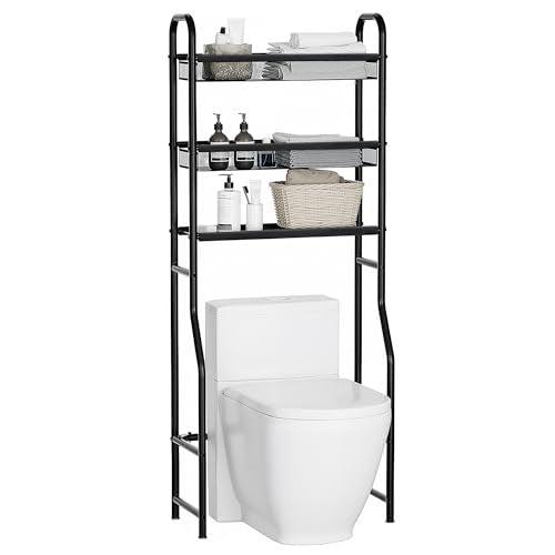 Over The Toilet Storage, 3-Tier Metal Bathroom Shelves - Image 2