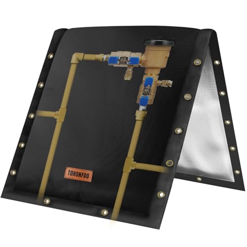 3-Way Open Backflow Preventer Pipe Cover Outside, 24"Wx24"H - Image 2
