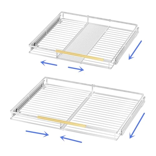 Pull Out Cabinet Organizer 2Pack, Heavy Duty Slide Out - Image 2