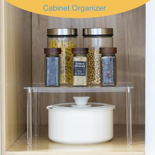 HENABLE 1 Pack Acrylic Cabinet Organizer, Kitchen Co - Image 4