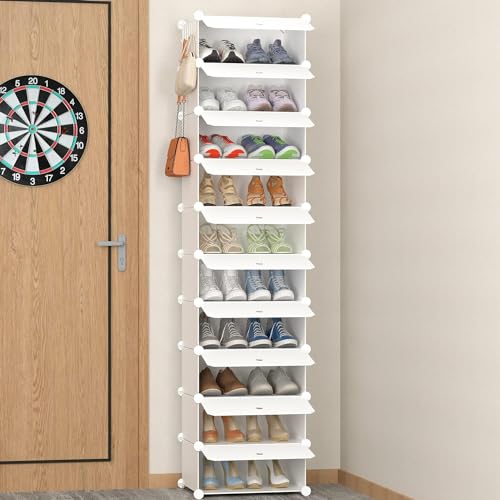 HOMIDEC Shoe Storage, 10-Tier Shoe Rack Shoe Organizer for Closet - Image 2