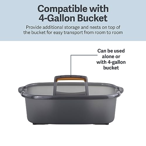 Casabella Cleaning Storage Caddy with Handle Plastic Multipurpose - Image 5