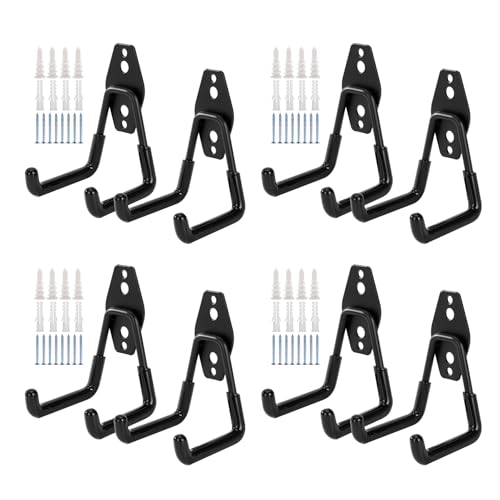 8 Pack Garage Hooks Heavy Duty, Garage Tool Organizer Wall Mount - Image 2