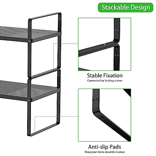 Expandable Storage Shelf, Stackable Organizer Rack, | All Products - Image 6