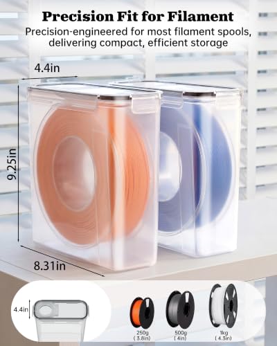 Filament Storage Box 6 Pack — Airtight 3D Printer Filament - Image 3